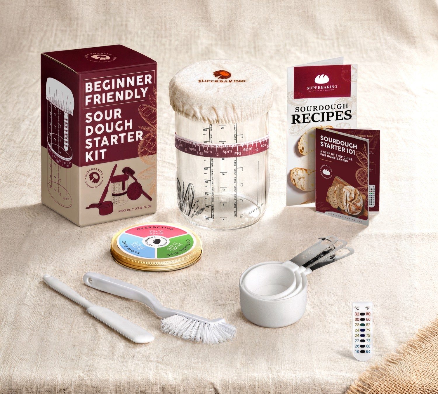Start from scratch — sourdough starter kit